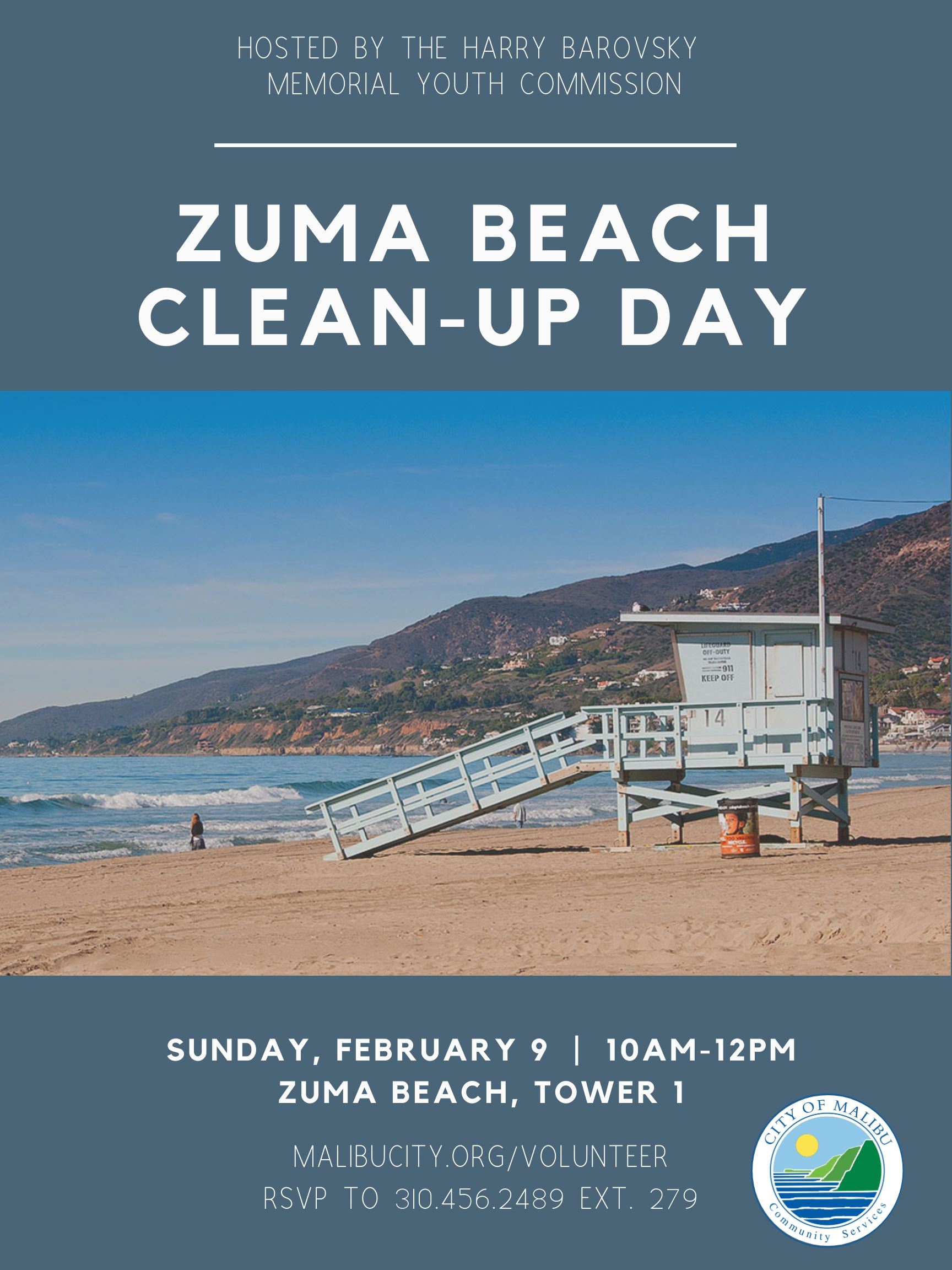Zuma Beach Clean Up Day 2.9.20