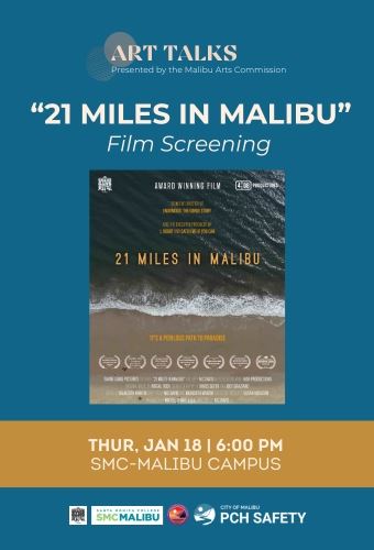 City of Malibu screening of 21 Miles in Malibu and community discussion on PCH safety Jan. 18