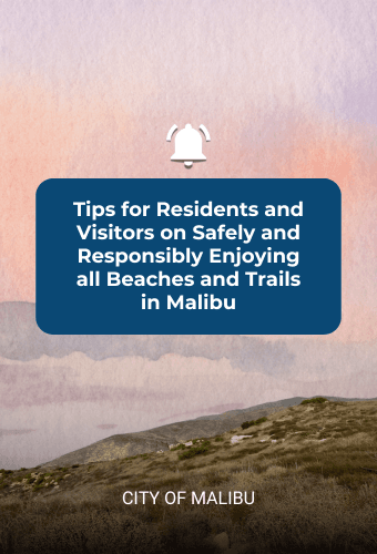 Trail and Beach safety tips