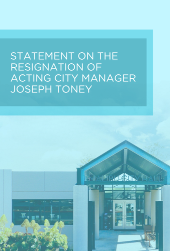 Malibu Acting City Manager resignation announcement