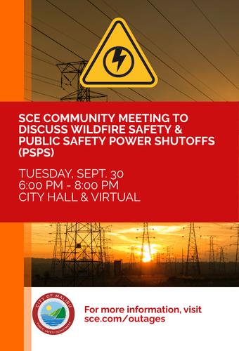 PSPS SCE TOWN HALL newsflash 9.30.2025