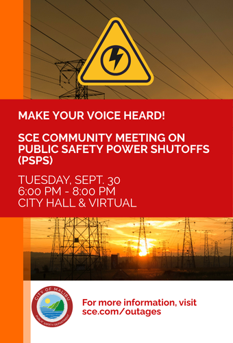 PSPS SCE TOWN HALL newsflash 9.30.2025