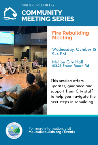 Community Meetings OCT Newsflash