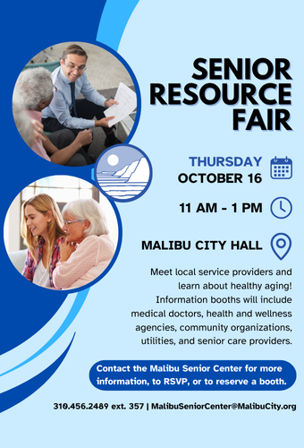 2025 Senior Resource Fair Oct 16 at City Hall