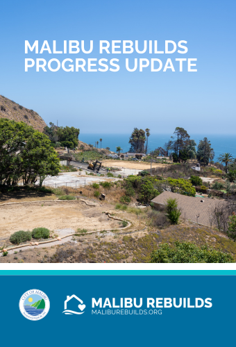 Malibu Rebuilds progress updates press release (1)