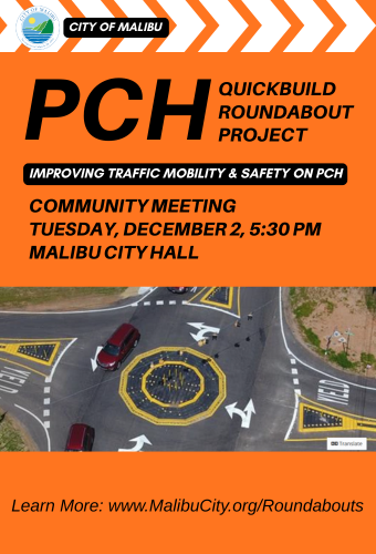 PCH roundabouts project meeting newsfalash 12.2.2025