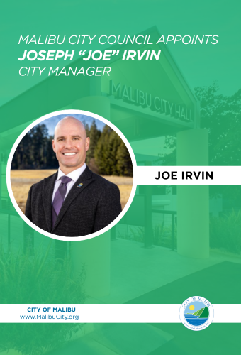 Joe Irvin appointed Malibu City Manager 
