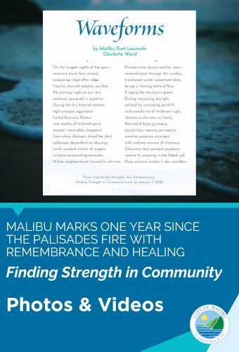 Palisades 1 year Jan 7 social newsflash