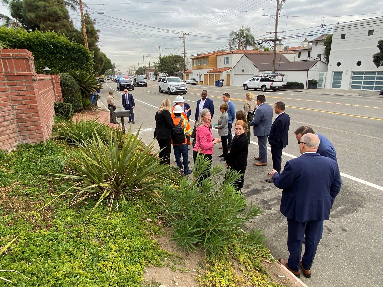 CA trans secretary PCH tour of PCH in Malibu to improve safety