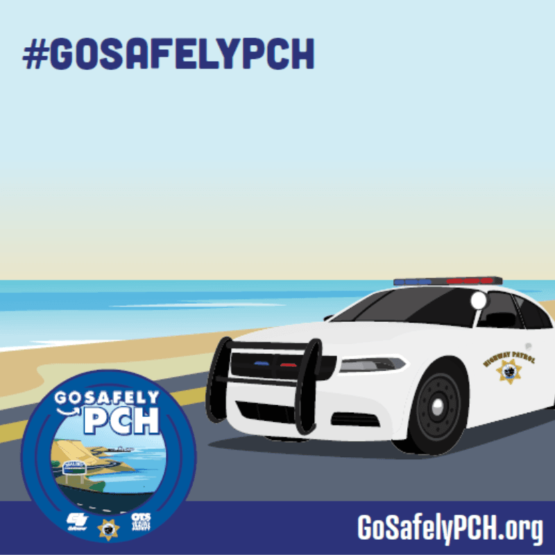 go safely pch social CHP car